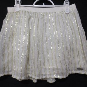ABERCROMBIE & FITCH, women's xs, extra small, shiny sequin skirt, BNWT